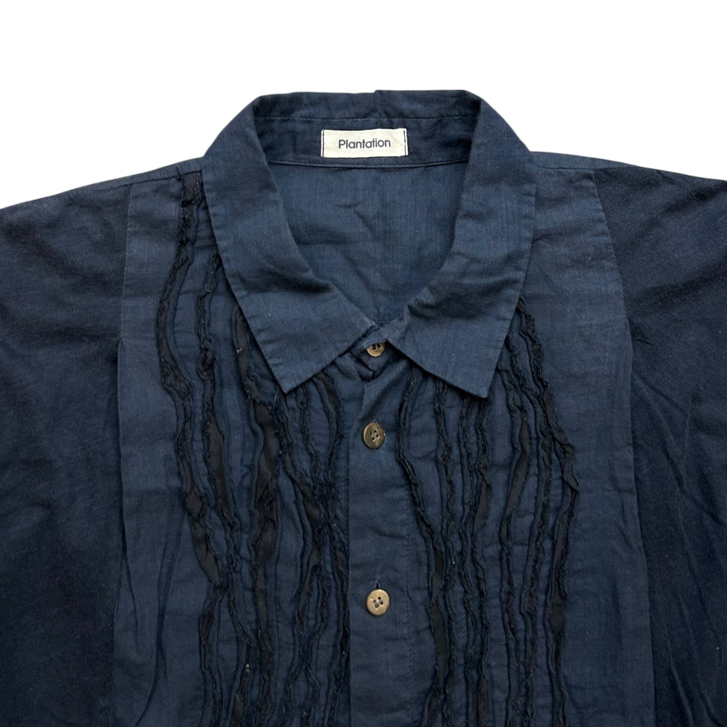 Issey Miyake Plantation layered shirt