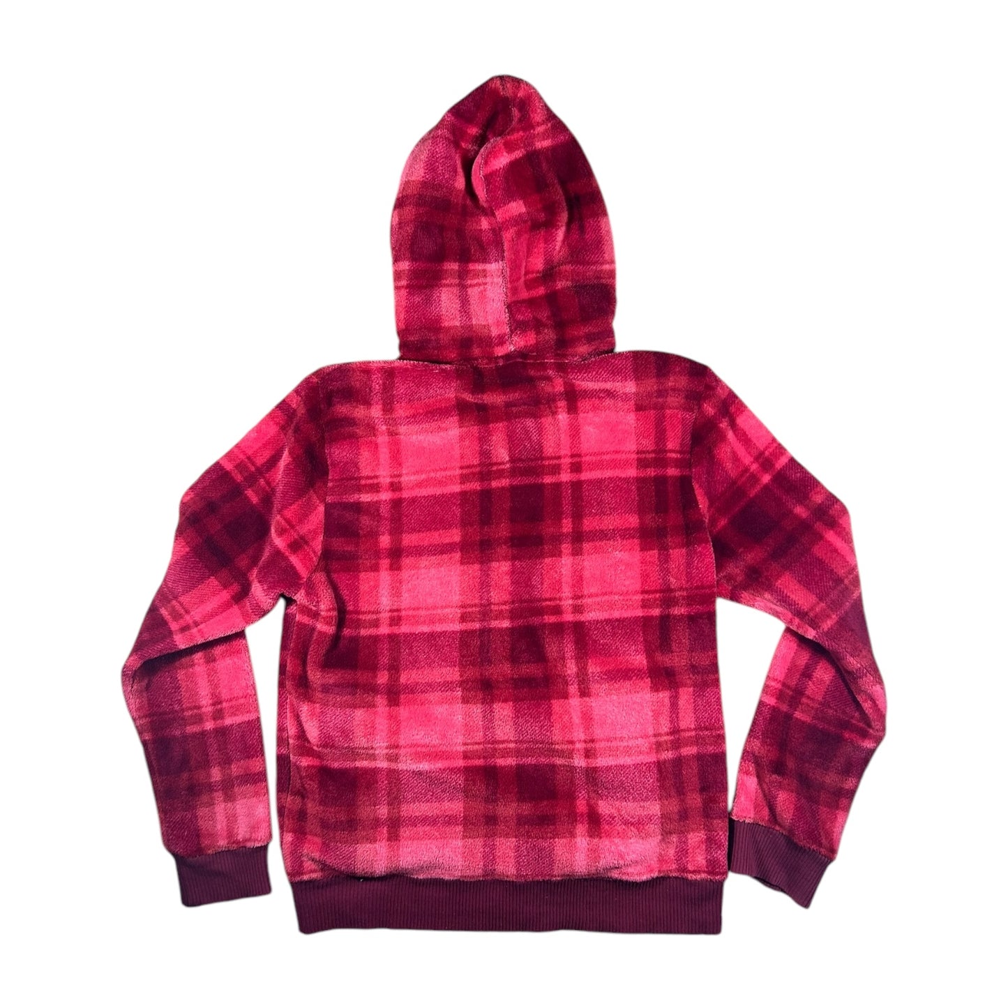 Semantic design fleeced hoodie