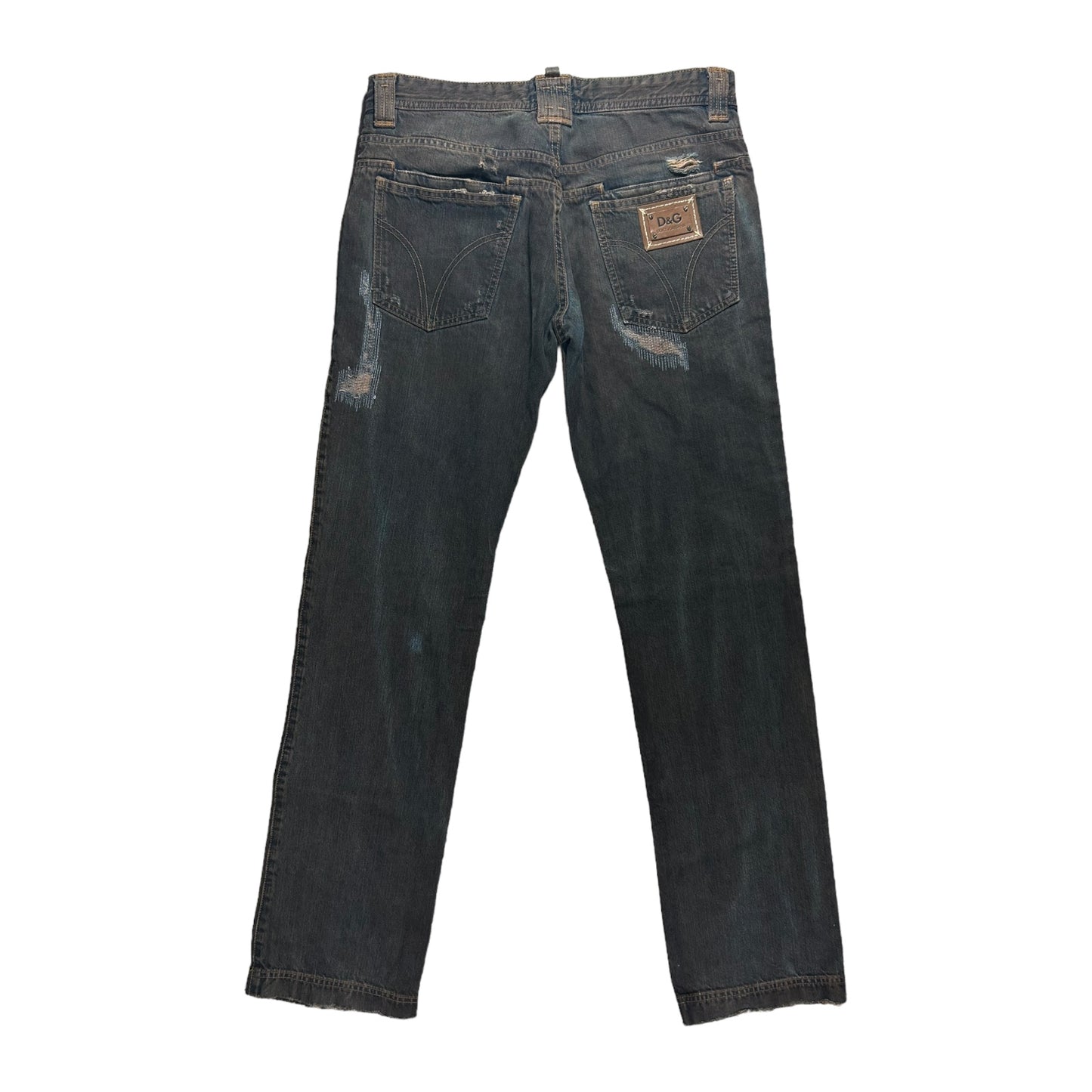 Dolce & Gabbana boro stitched jeans