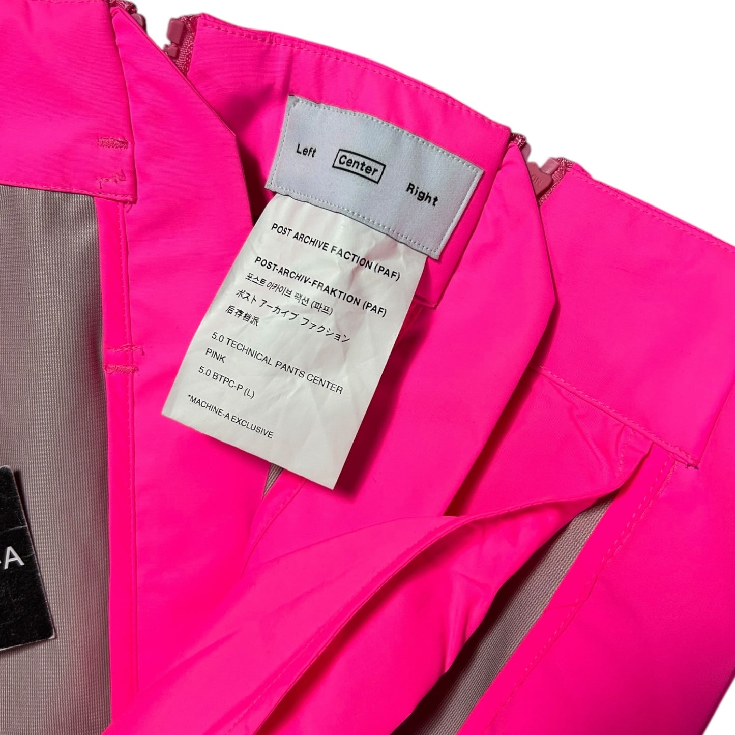 POST ARCHIVE FACTION (PAF) Neon Pink 5.0 Technical Pants