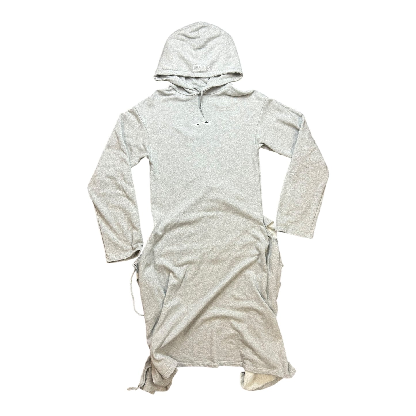 Vetements Eyes hoodie maxi dress