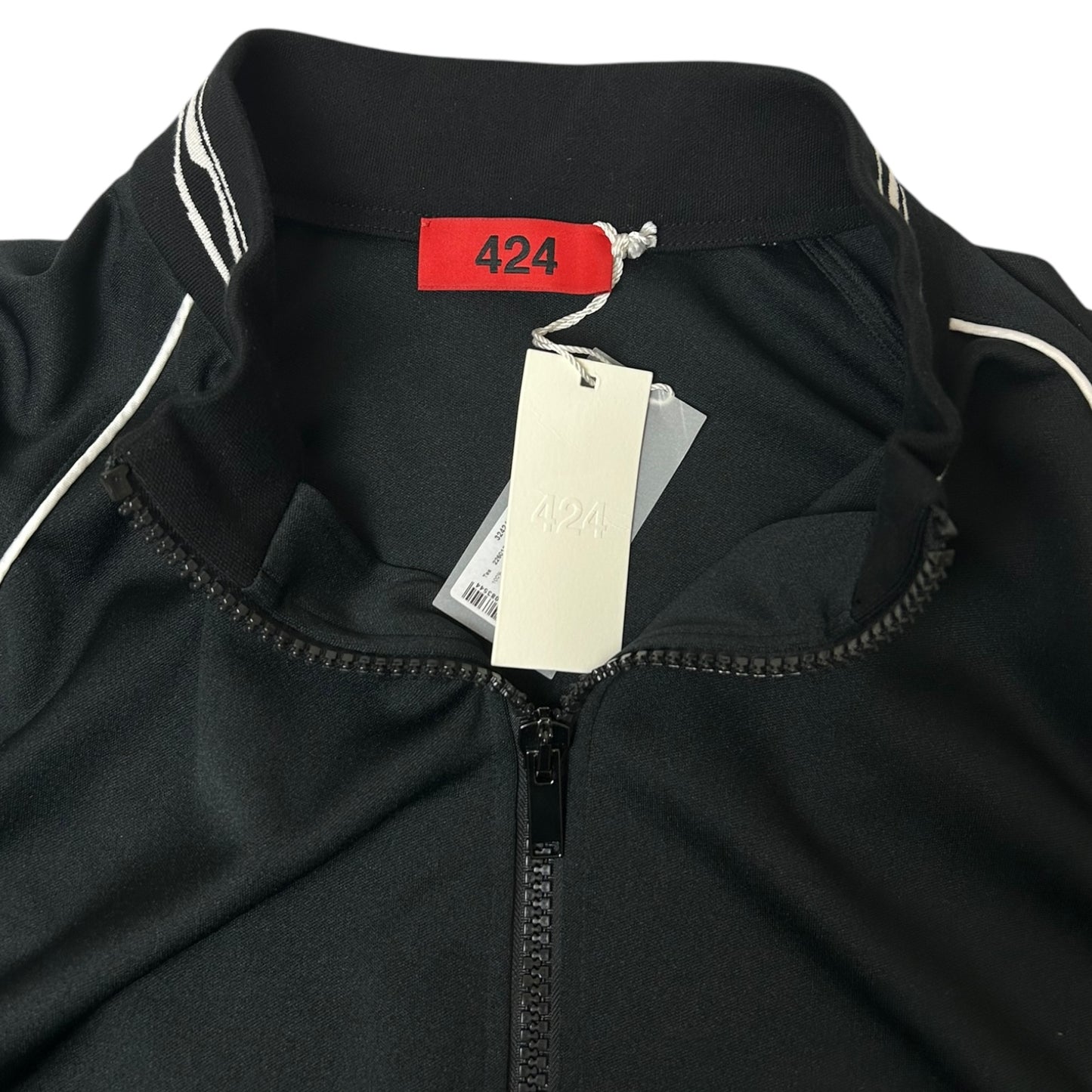 424 logo sleeve bomber jacket