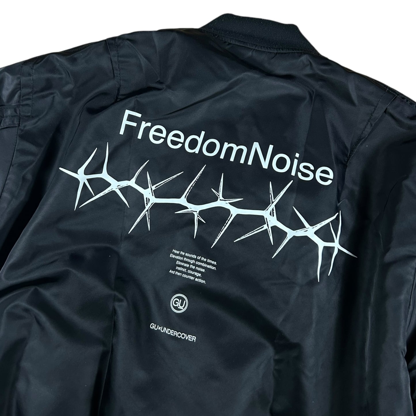 Undercover x GU Freedom Noise bomber jacket