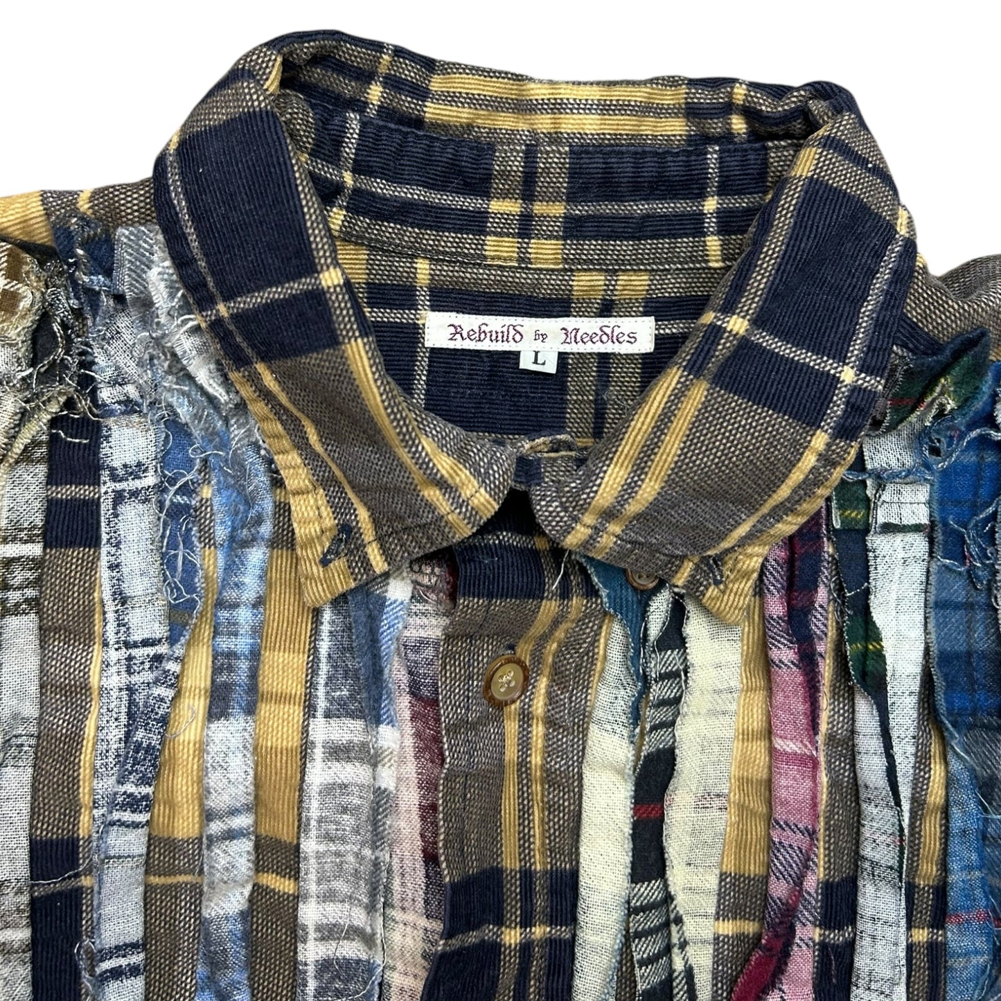 Needles rebuild flannel shirt