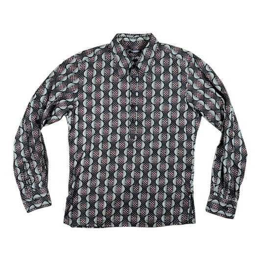 Tornado mart half button up shirt