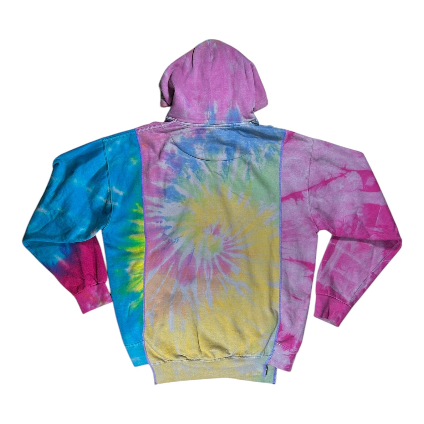 Needles rebuild multicoloured tie-dye Hoodie