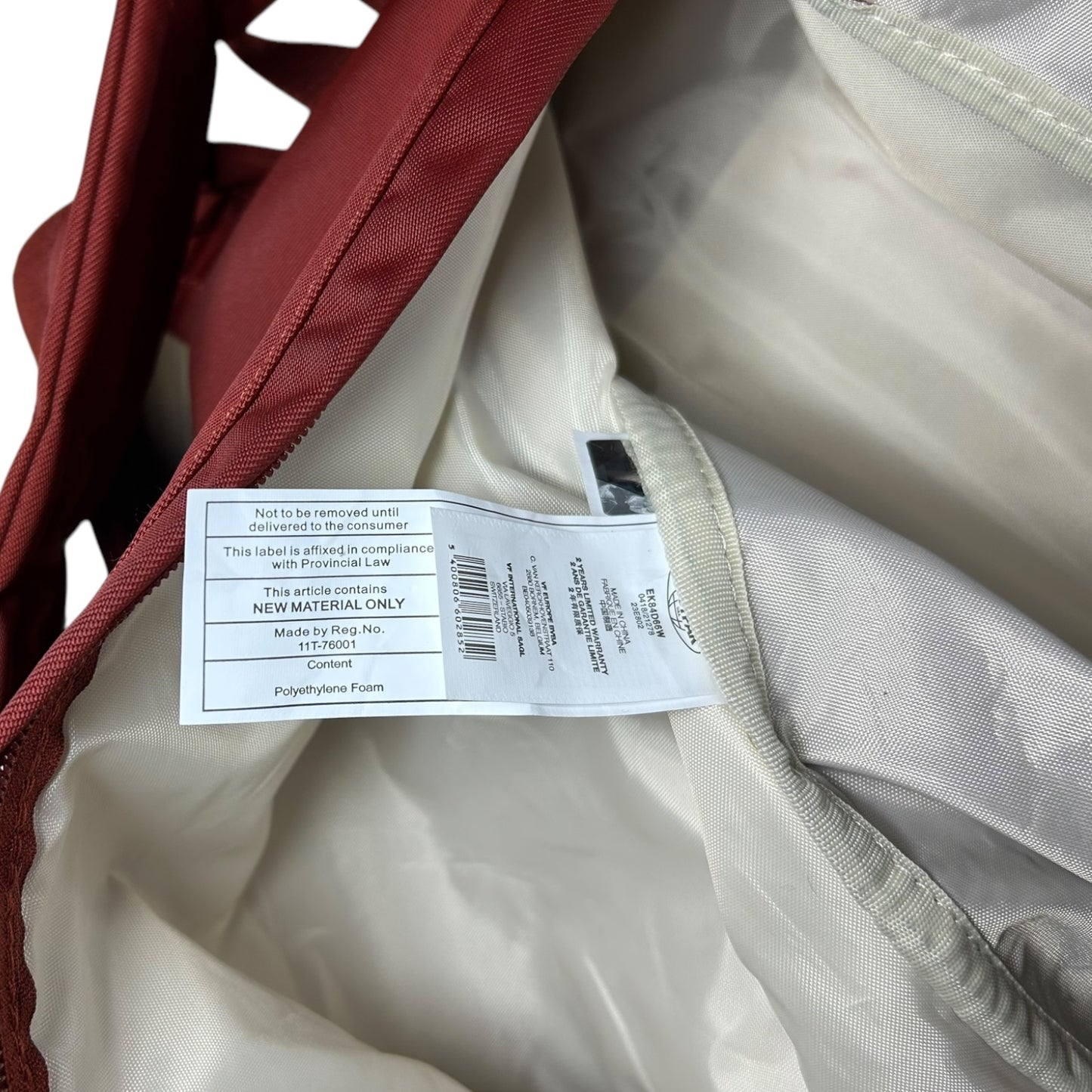 RAF Simons x Eastpak henna backpack