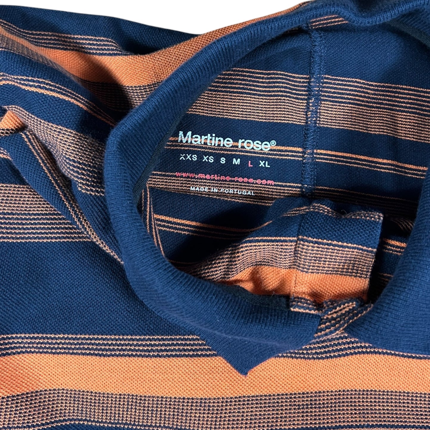 Martine rose longsleeve pulled neck polo