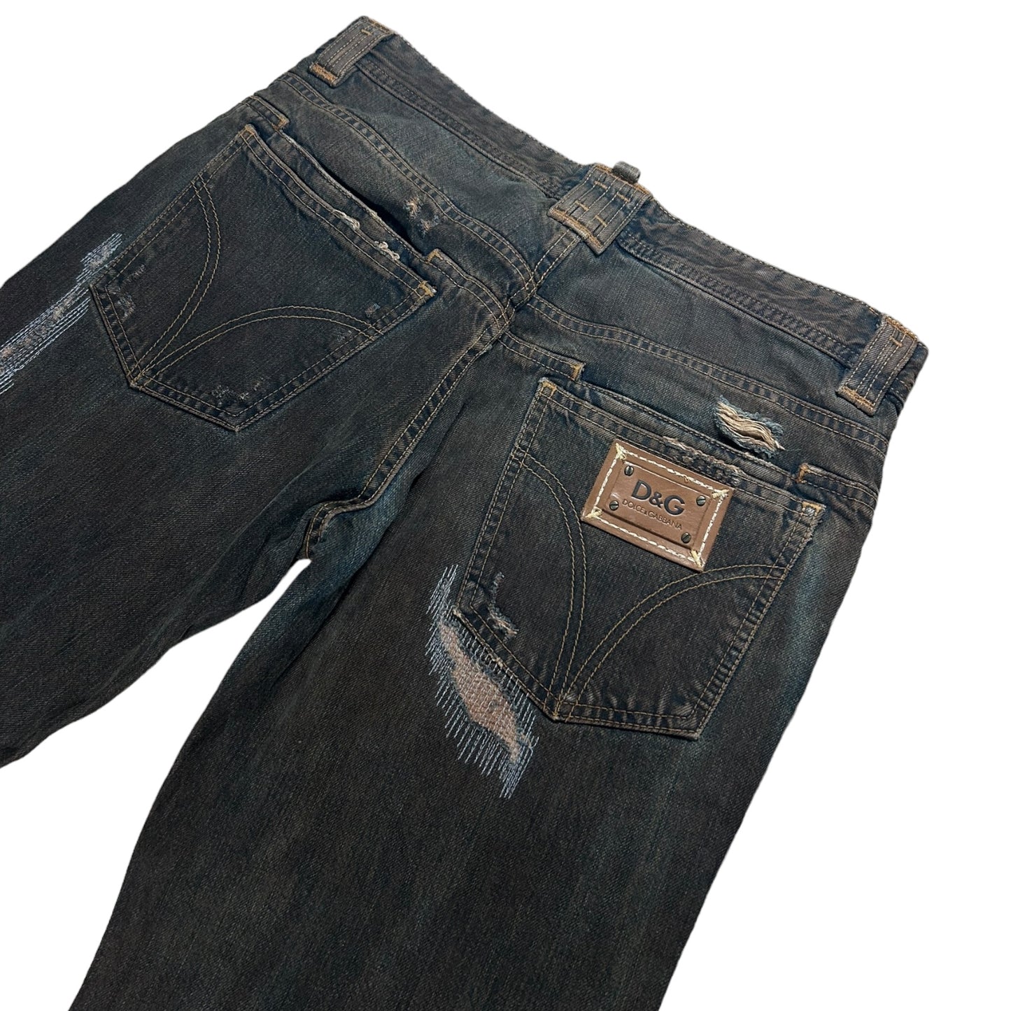 Dolce & Gabbana boro stitched jeans