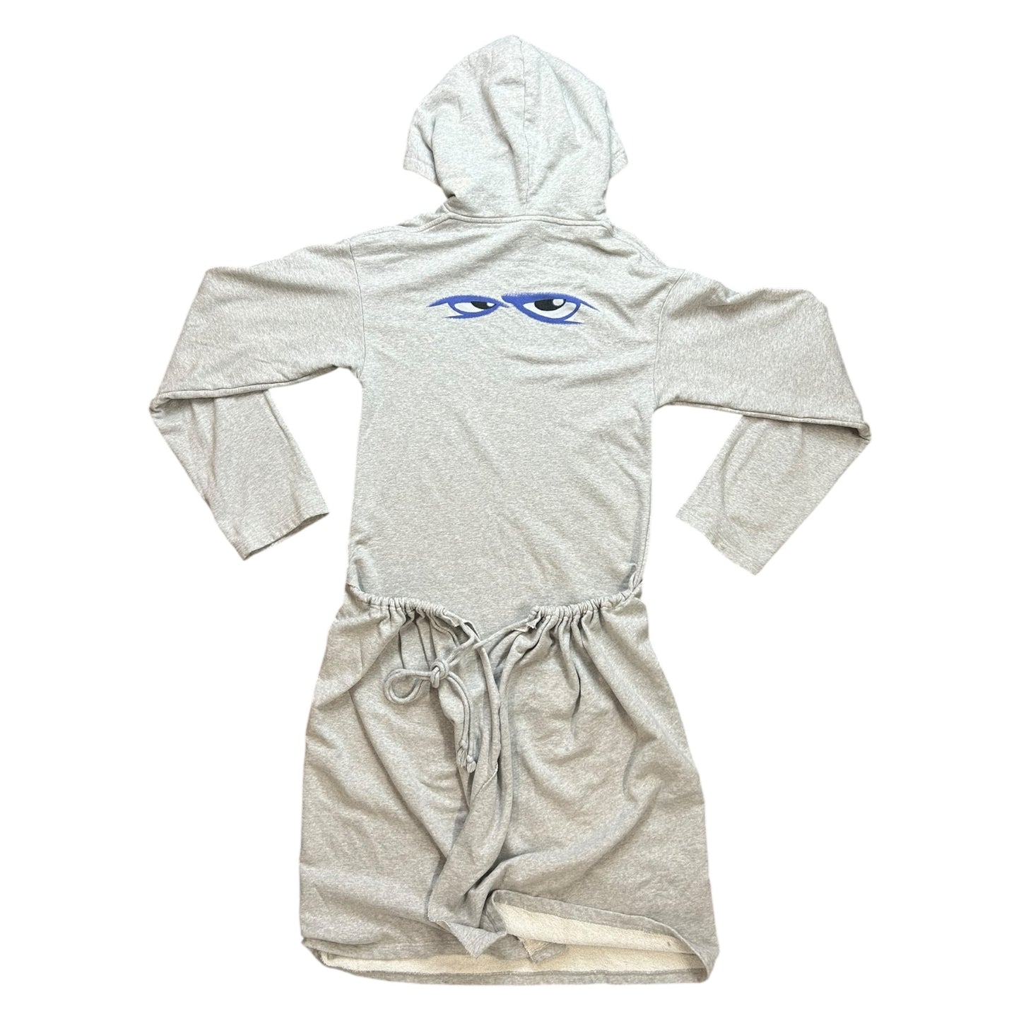 Vetements Eyes hoodie maxi dress