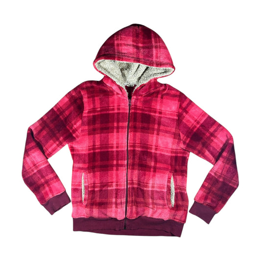 Semantic design fleeced hoodie