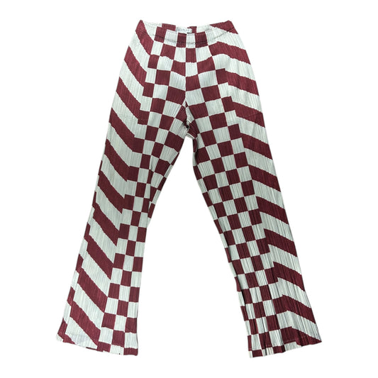 Issey Miyake pleats please checked sweatpants
