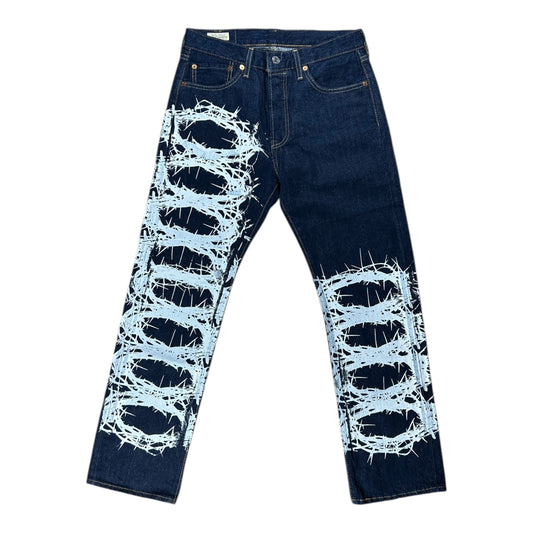 Levi’s 501 Jesus reef jeans