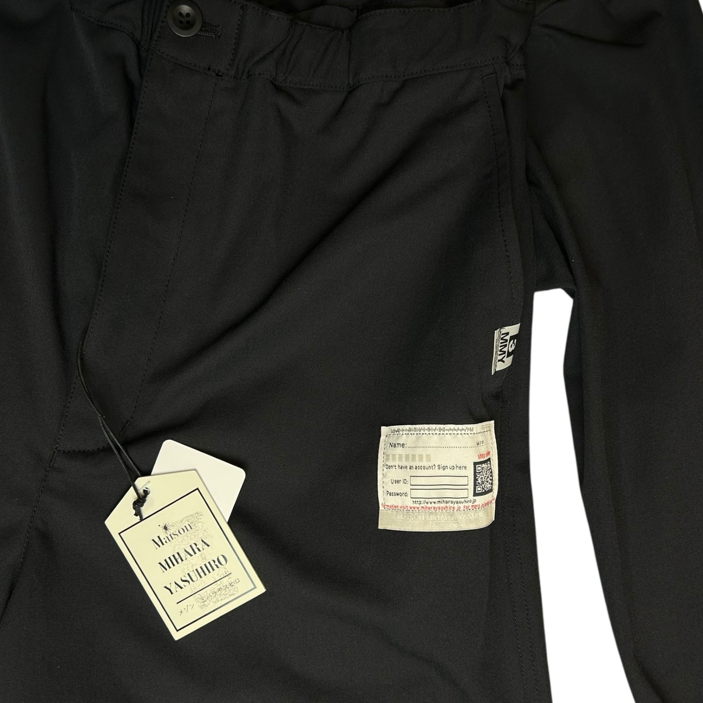 Maison MIHARA YASUHIRO deconstructed combo cotton shorts