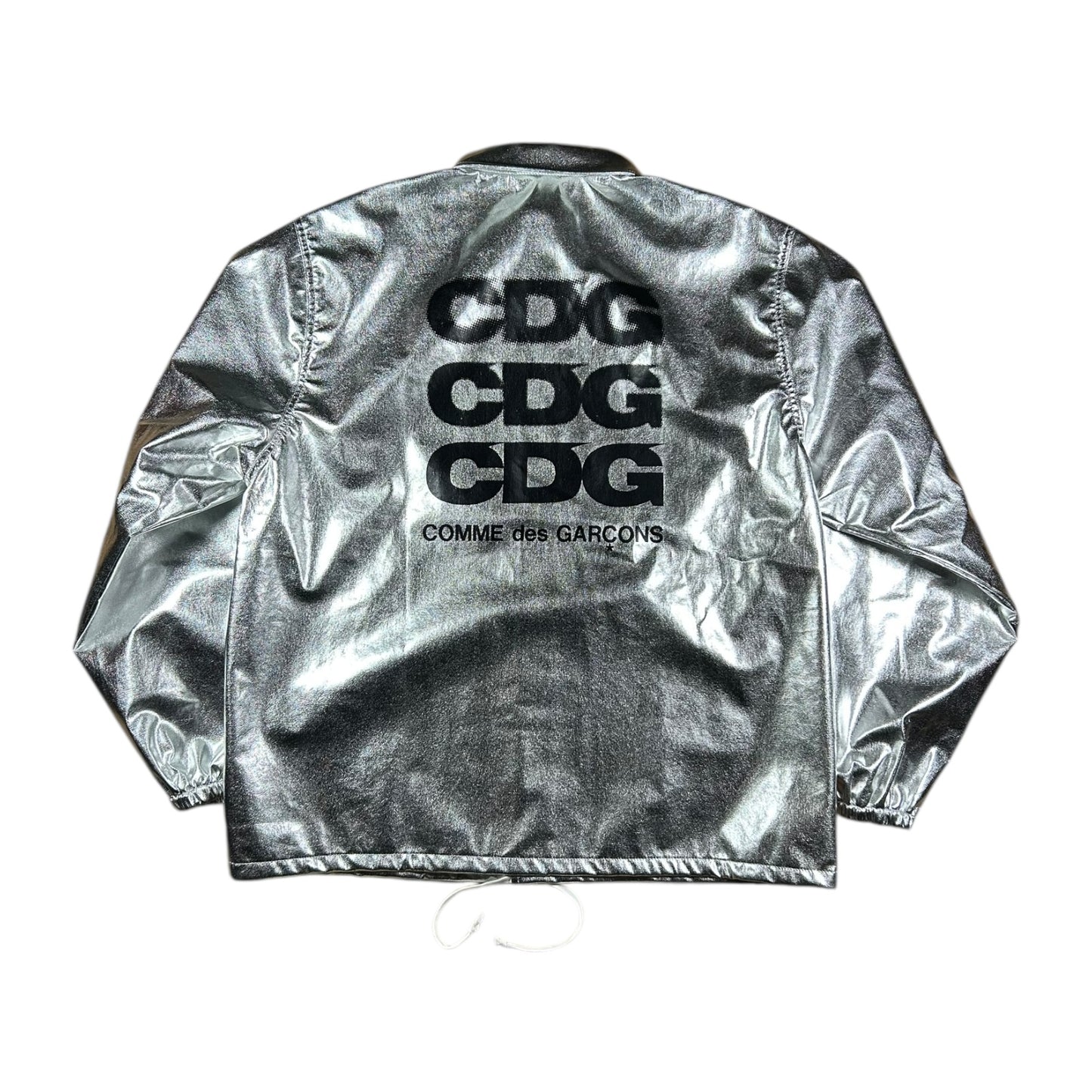 Comme des garçons metallic 2018 coach jacket