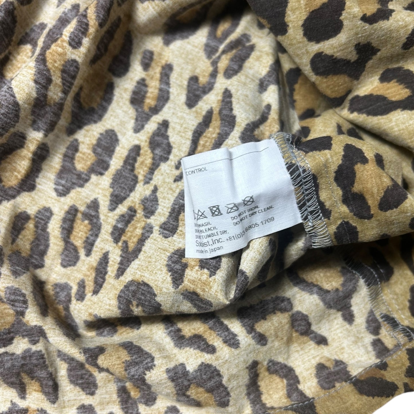 Takahiro miyashita the soloist Remake Leopard Baja Hoodie