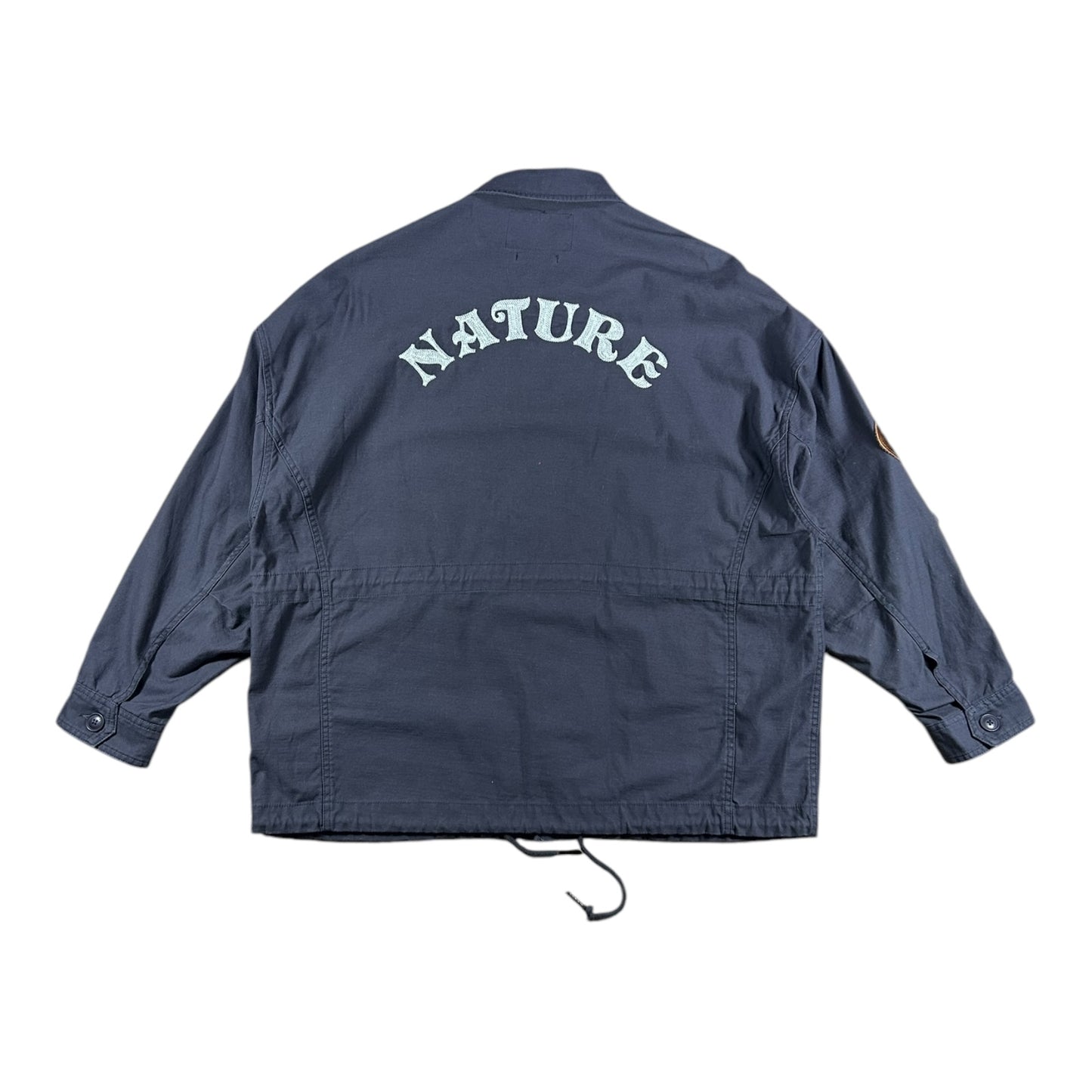 FIVE CM patch detail cotton jacket