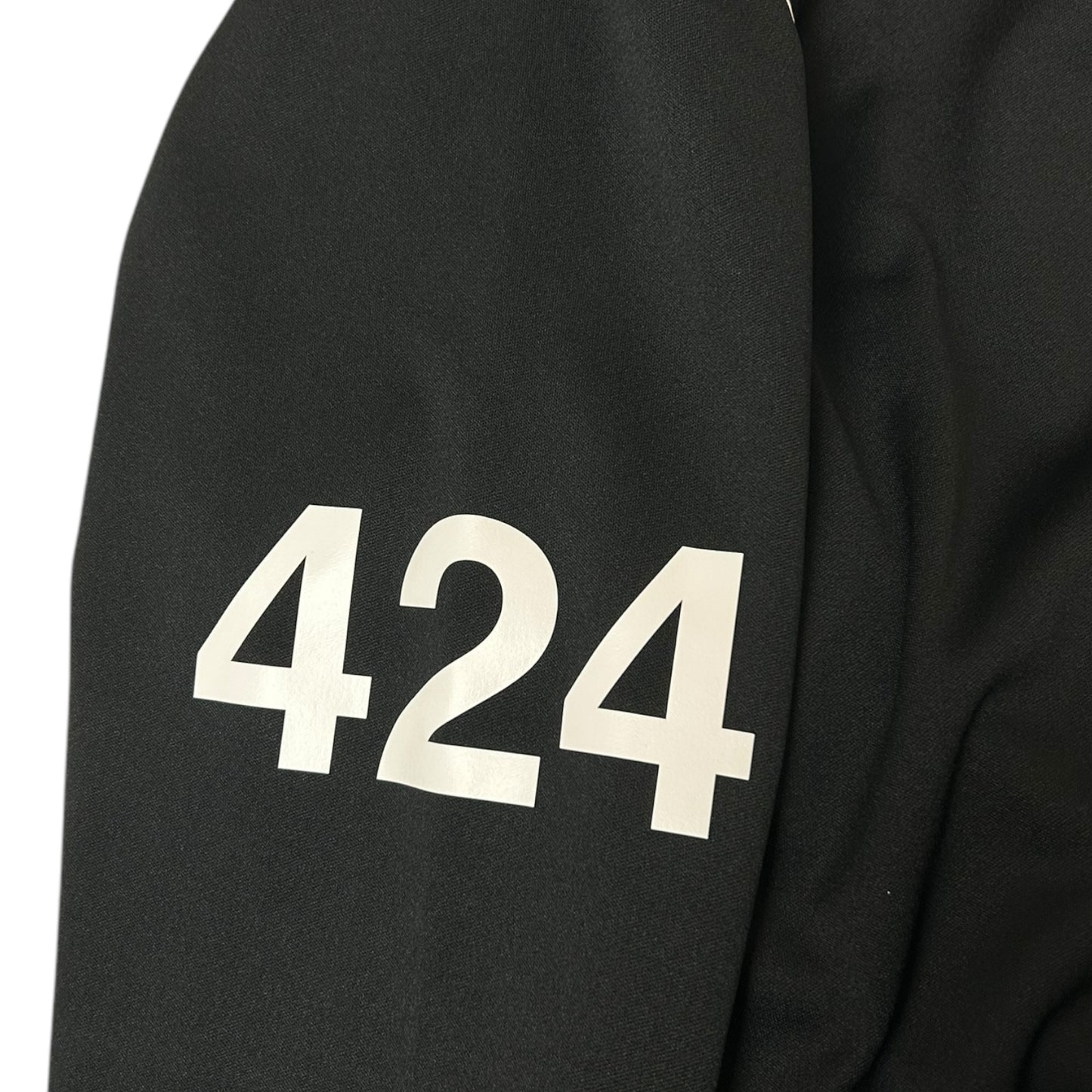 424 logo sleeve bomber jacket