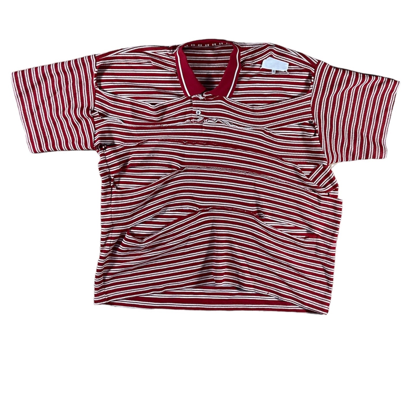 Maison Margiela asymmetrical deconstructed Polo Shirt