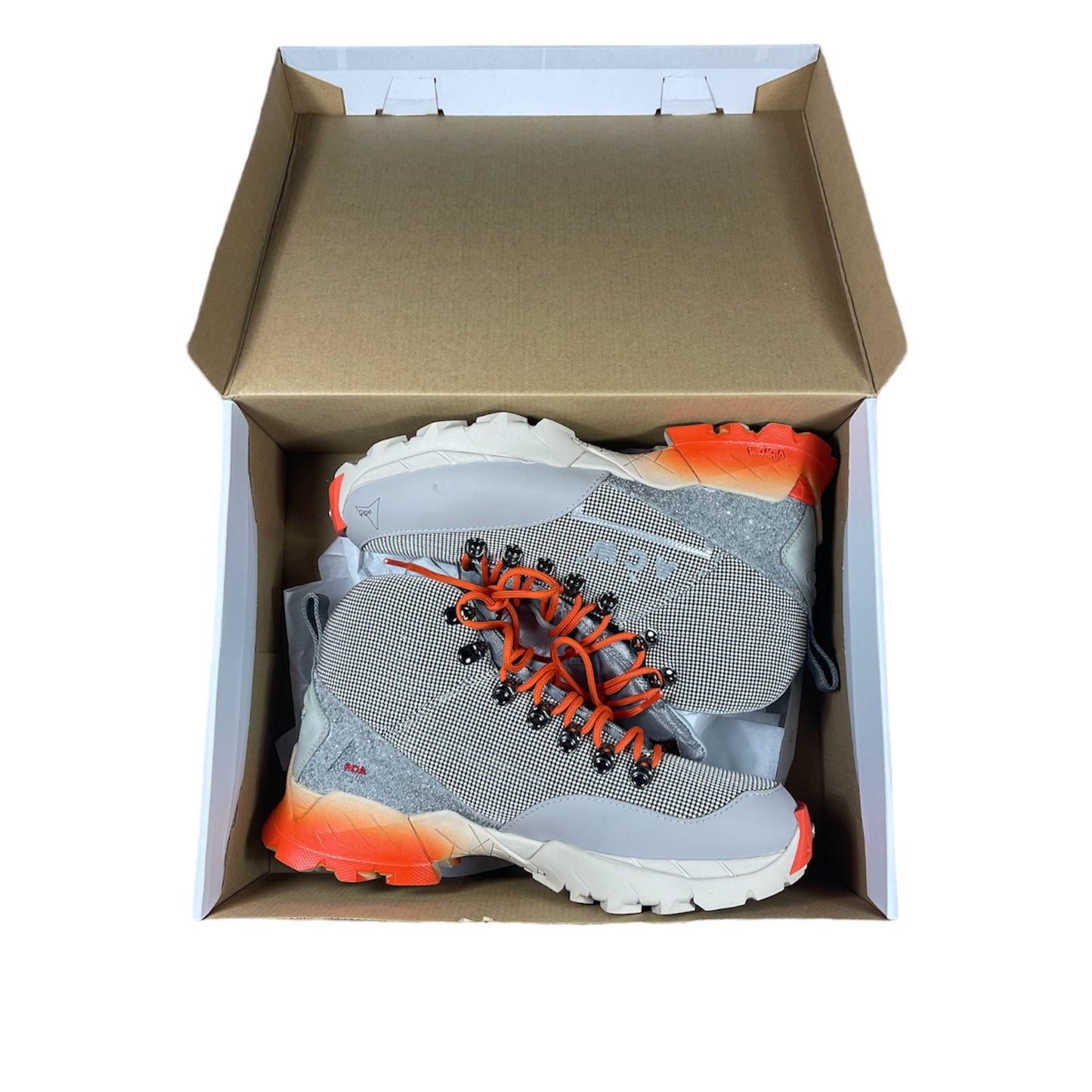 A-COLD-WALL* X ROA ANDREAS BOOT Silver & Orange