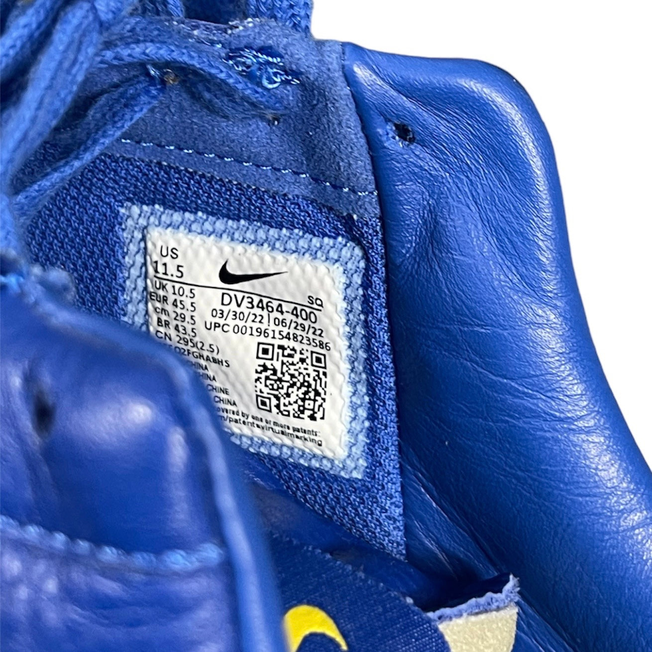 NIKE AIR FORCE 1 AMBUSH Game Royal Vivid Sulfur Game Royal