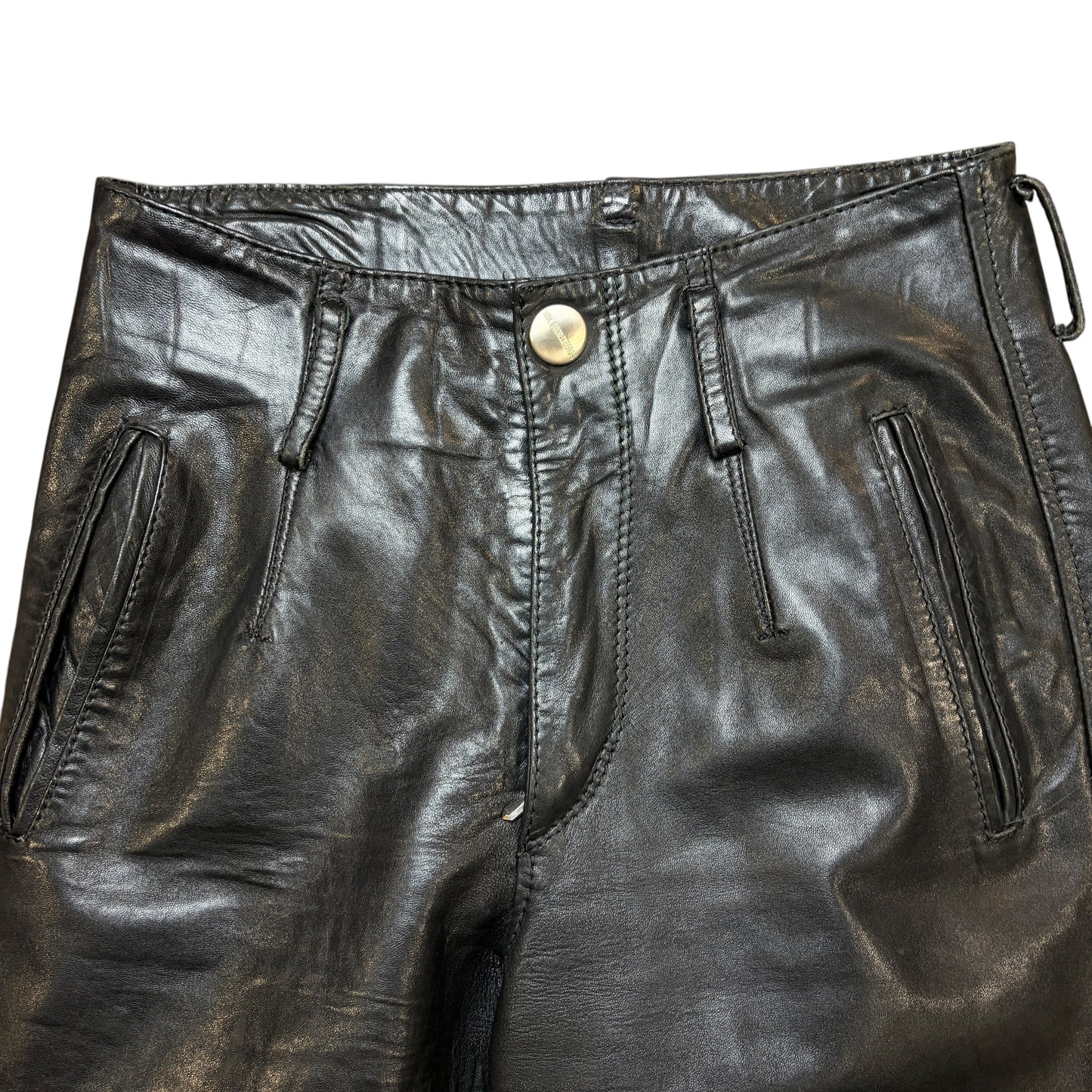Dirk bikkembergs Homme leather trousers