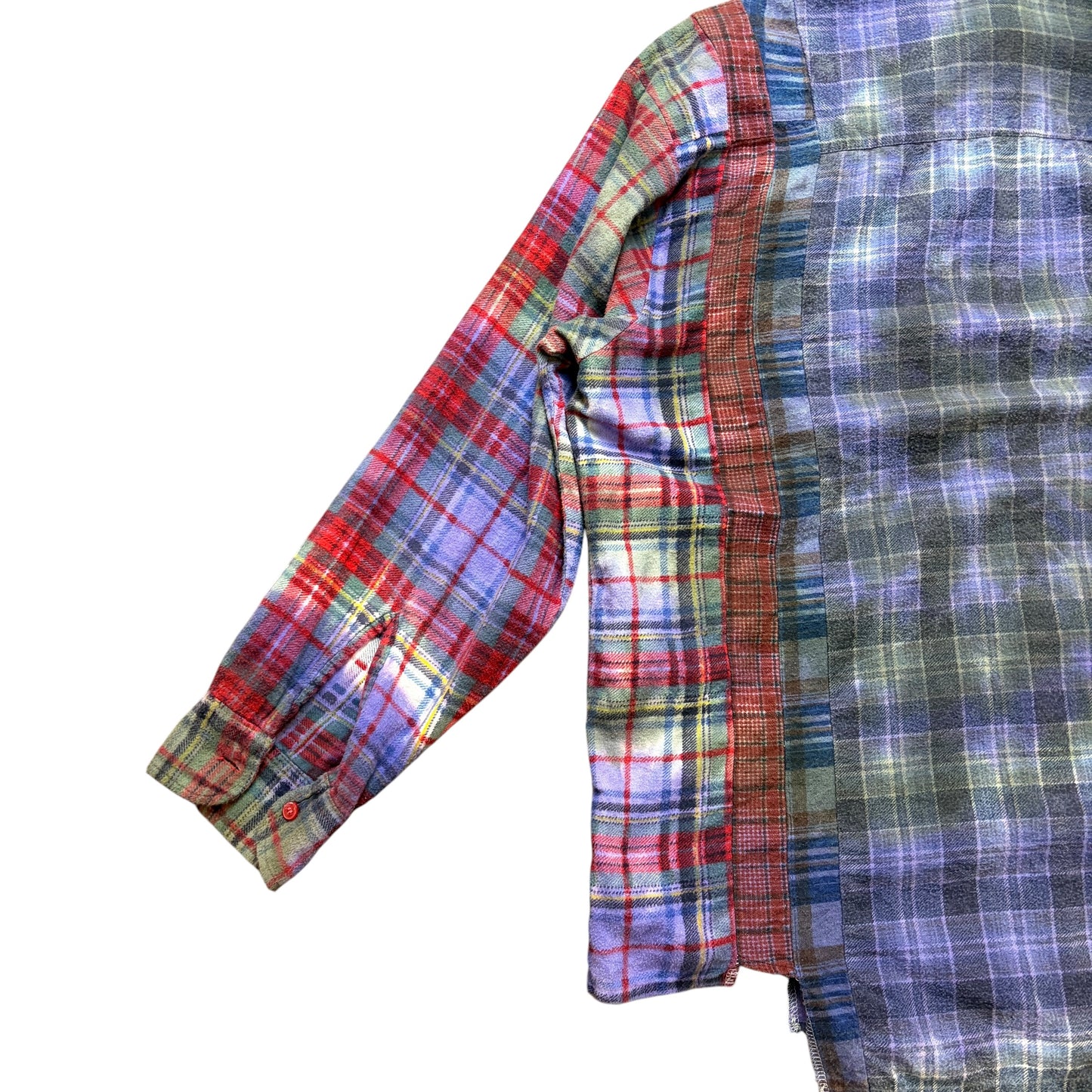 Needles Rebuild 7 Cut Flannel Shirt