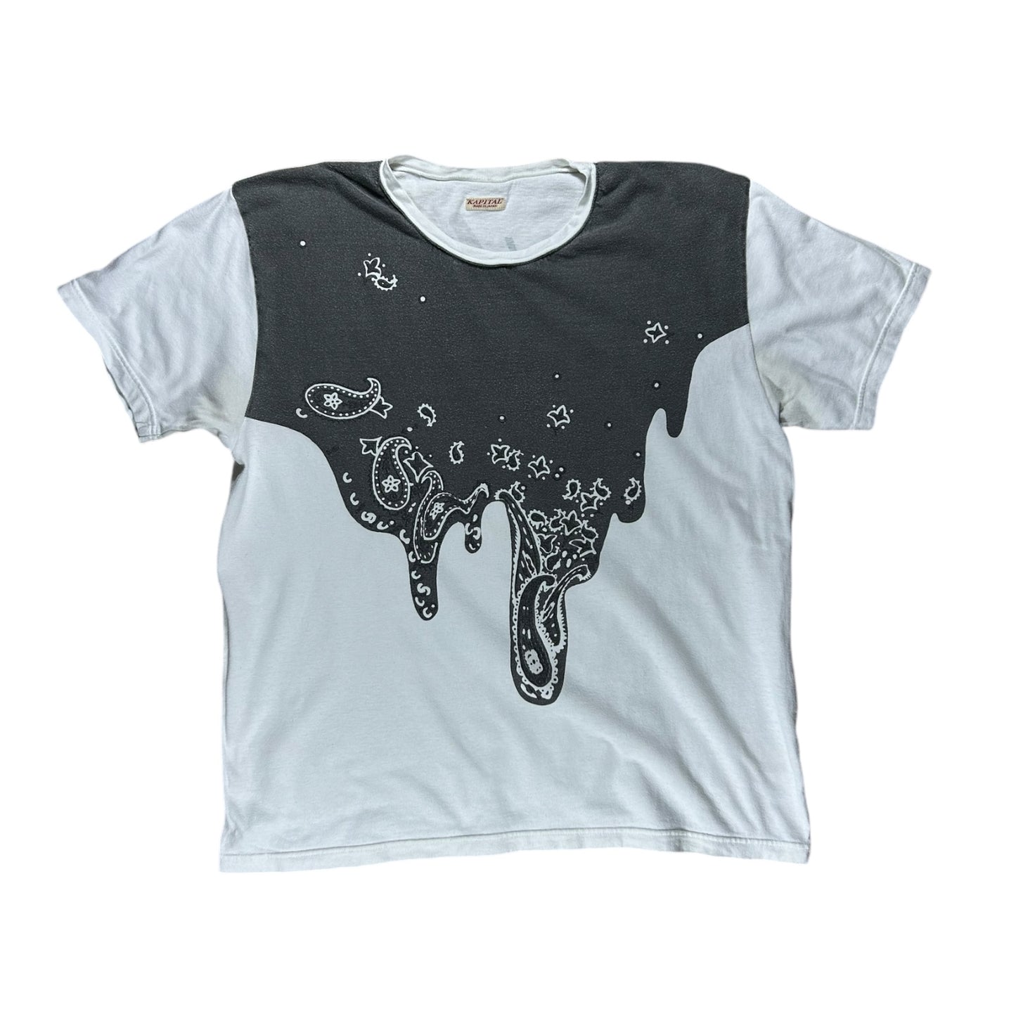 Kapital Paisley dripping T-shirt