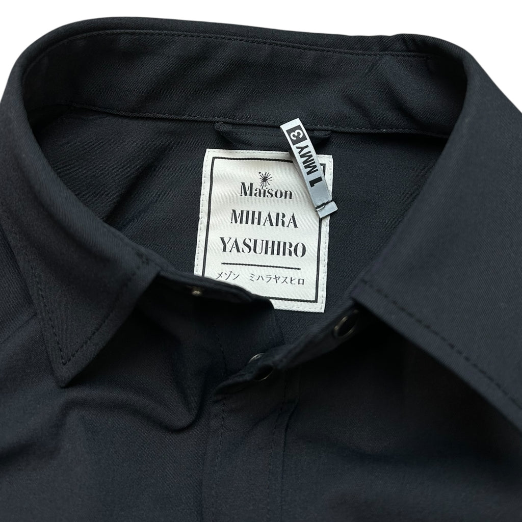 Maison MIHARA YASUHIRO deconstructed combo cotton shorts