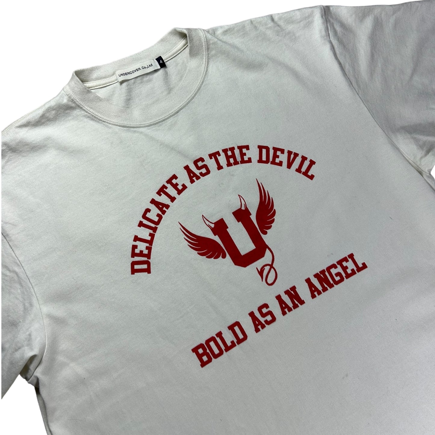 Undercover Delicate as the devil bold as an angel t- shirt