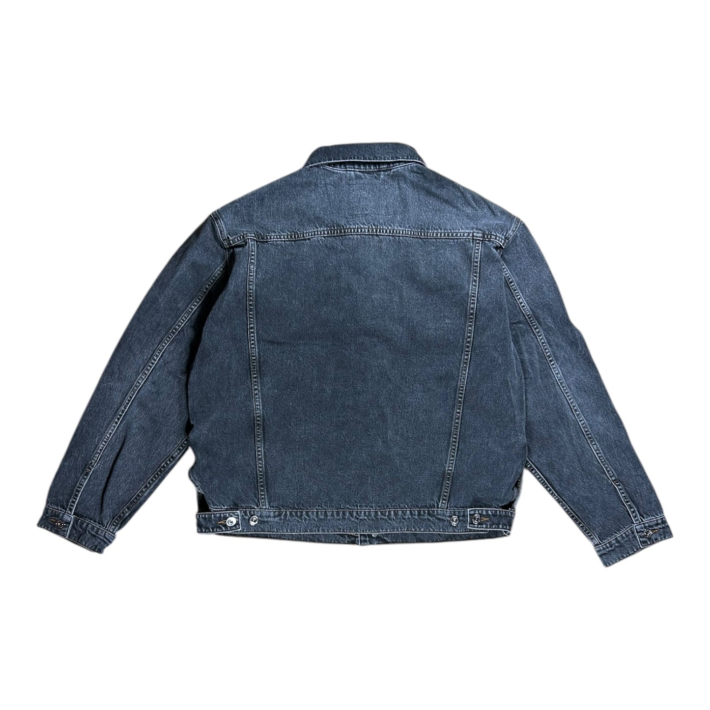 Y/Project logo-patch denim FW22 jacket