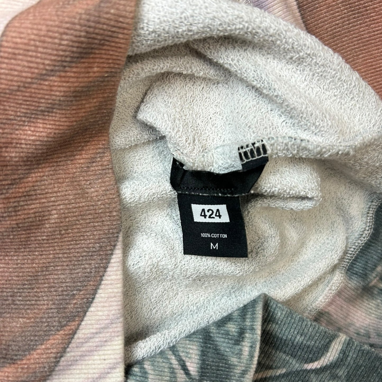 424 Detroit Printed Loopback Cotton Jersey Hoodie