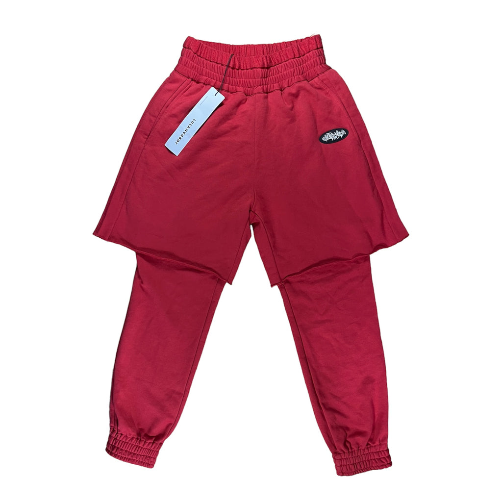 Jordan Lucas short layered joggers