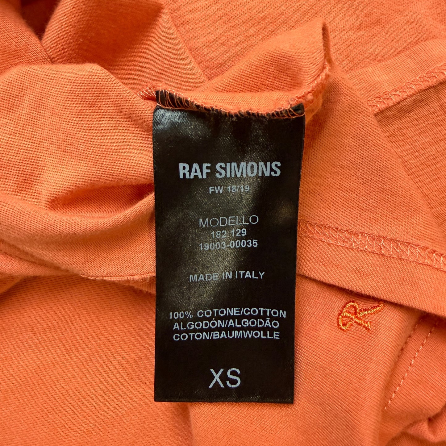 Raf Simons DRUGS SS19 T-shirt