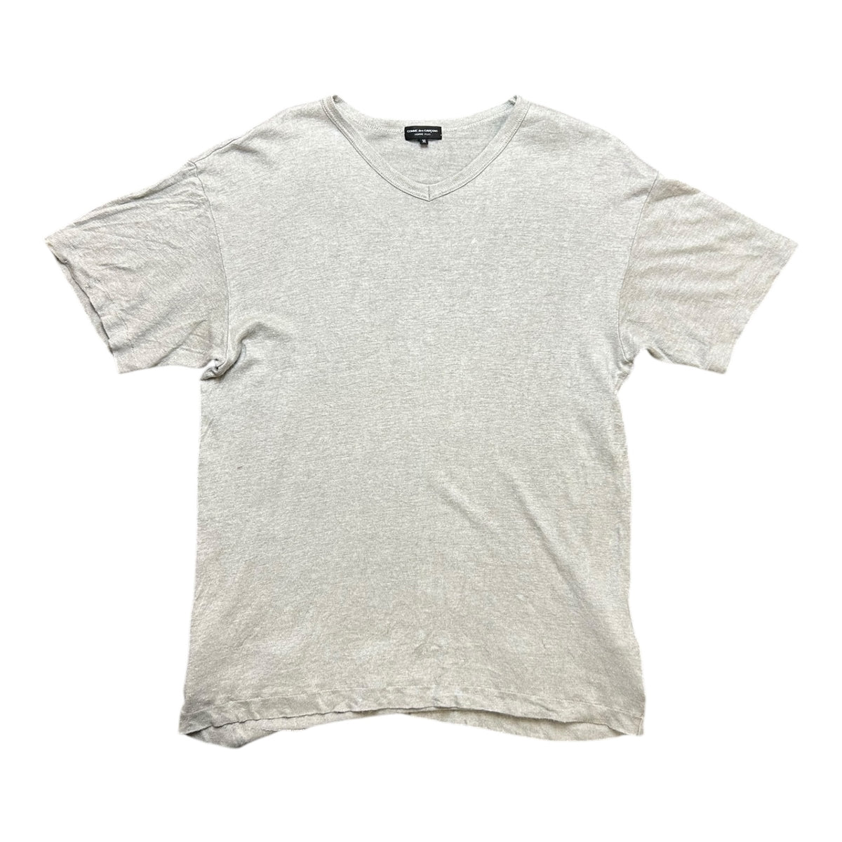 Comme des Garçons Homme Plus 1996 grey V-neck T-shirt