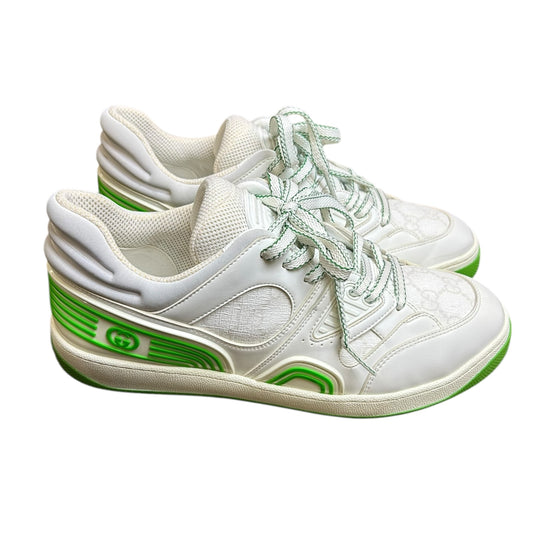 Gucci Basket Low White Demetra Green