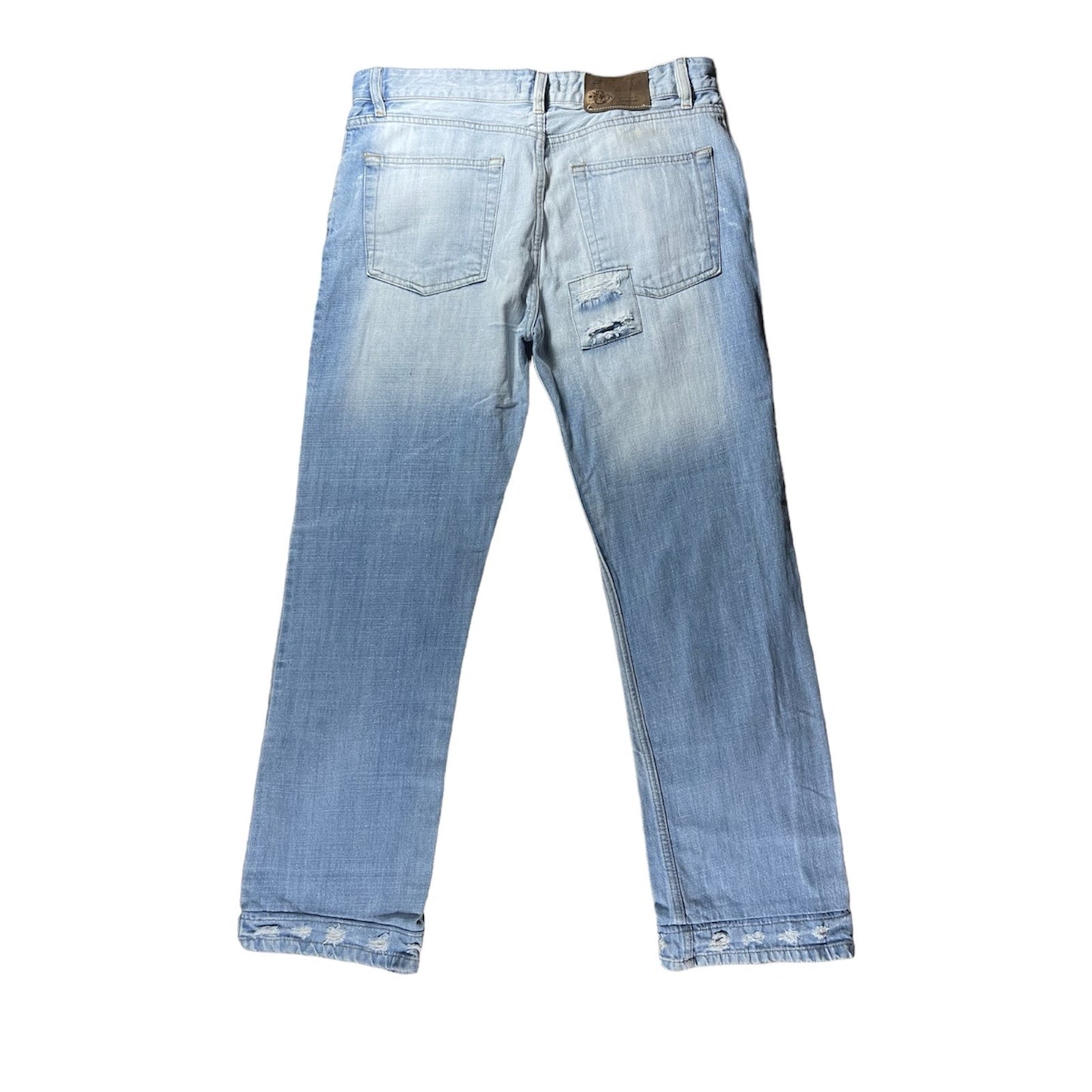 Dolce & Gabbana patched distressed jeans