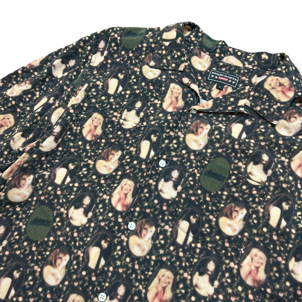 Supreme x Hysteric Glamour SS21 Blurred Girls Rayon Short-Sleeve Shirt