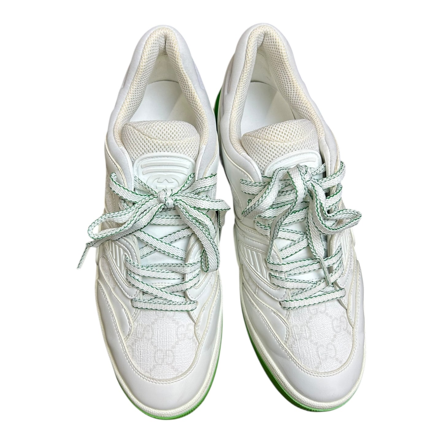 Gucci Basket Low White Demetra Green