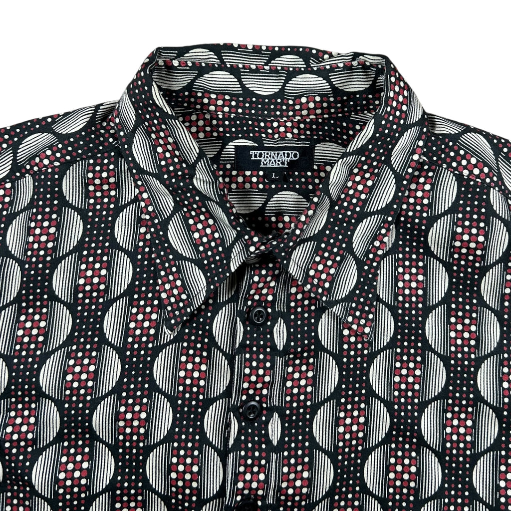 Tornado mart half button up shirt