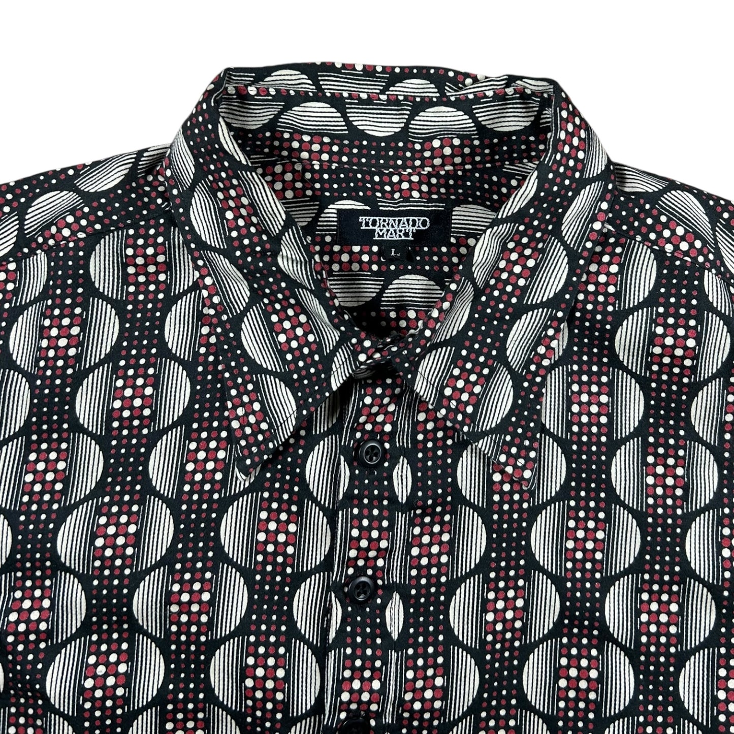 Tornado mart half button up shirt