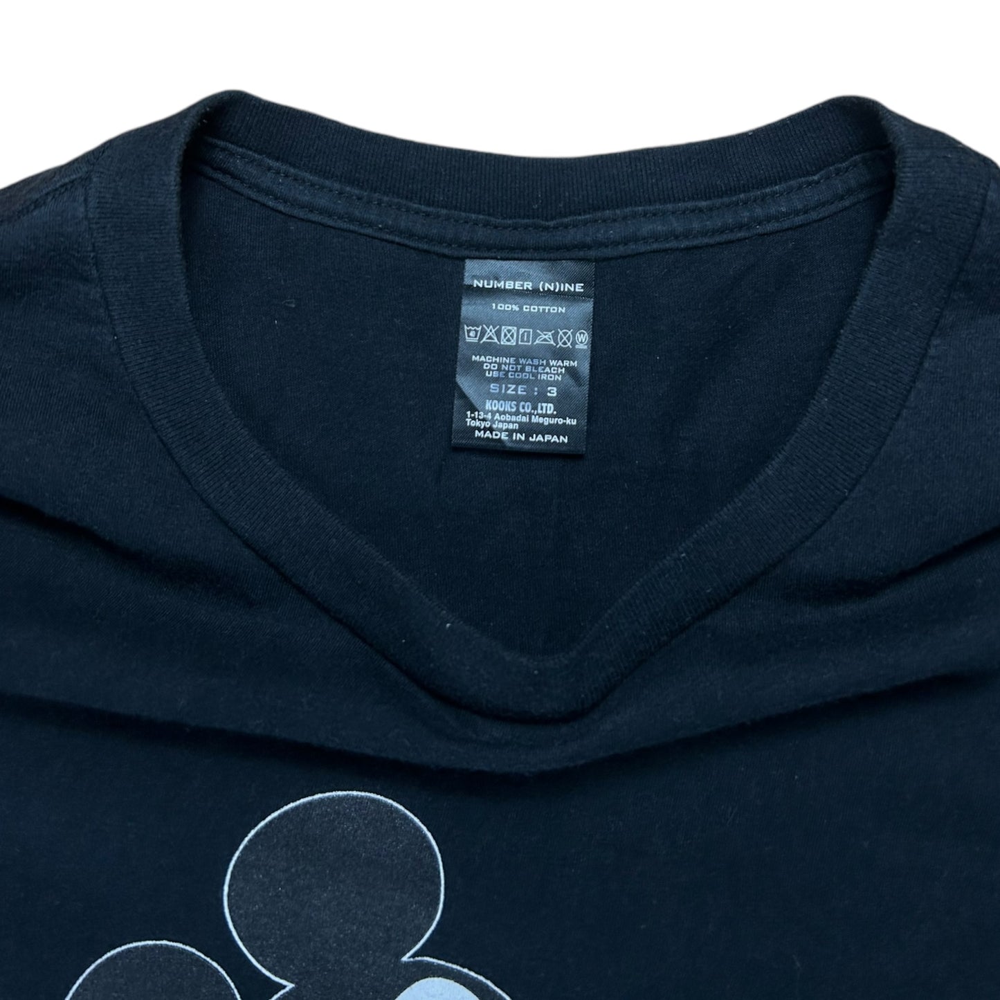 Number (n)ine Mickey Mouse T-shirt