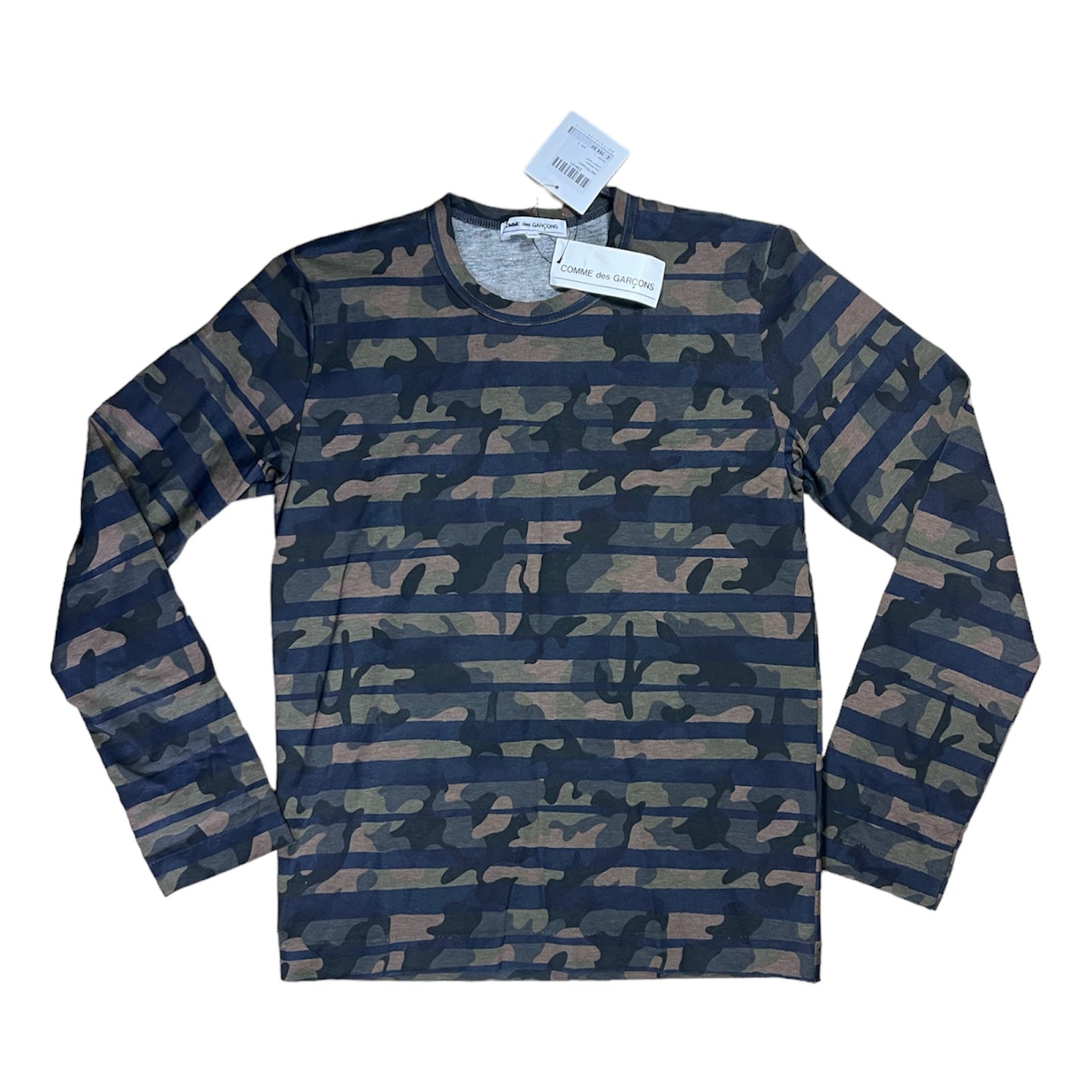 Comme des garcon striped camo 2011 long-sleeve