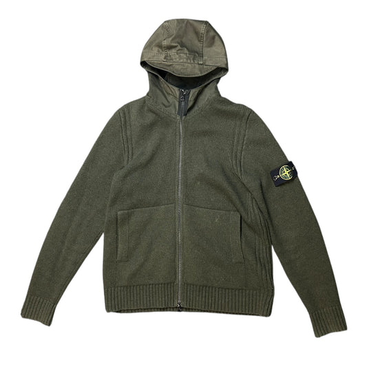 Stone Island wool knitted hoodie