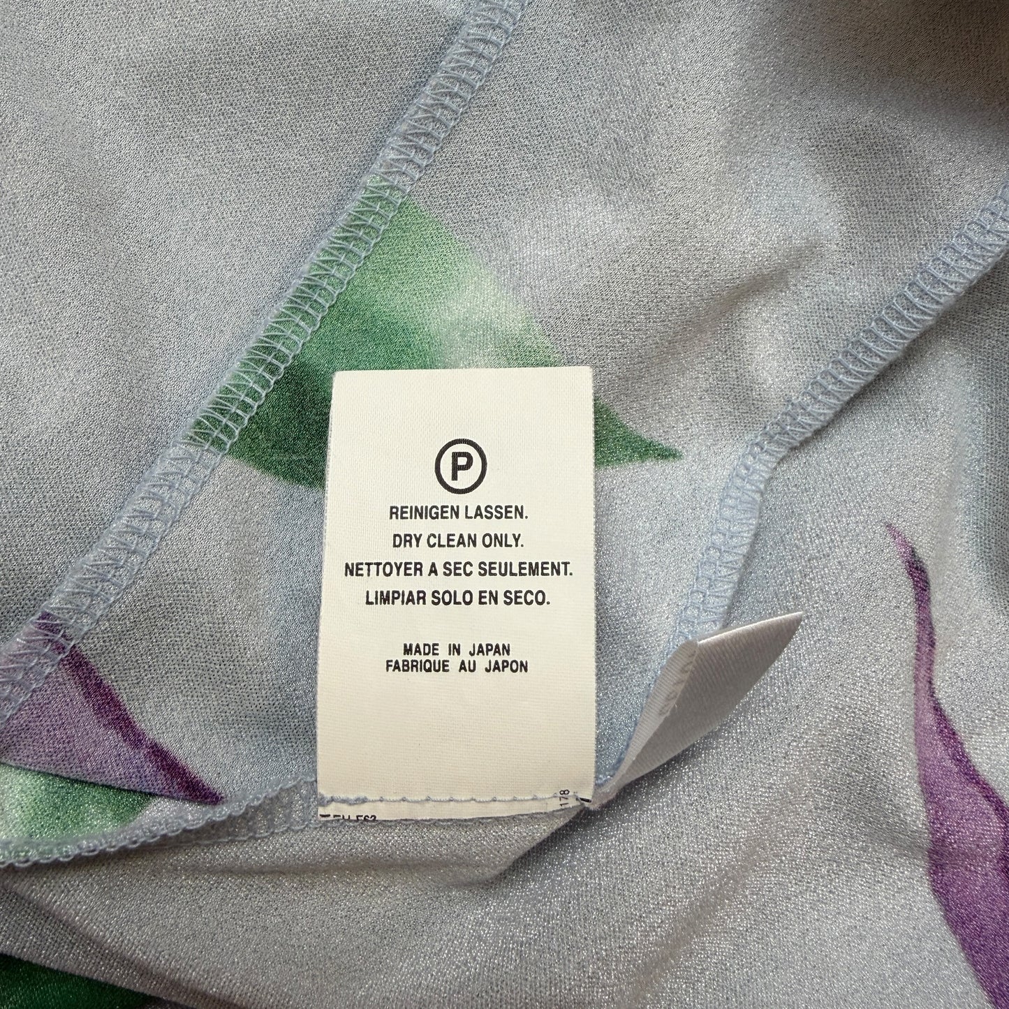 Y-3 Ss03 Yohji Yamamoto Floral Polo Dress