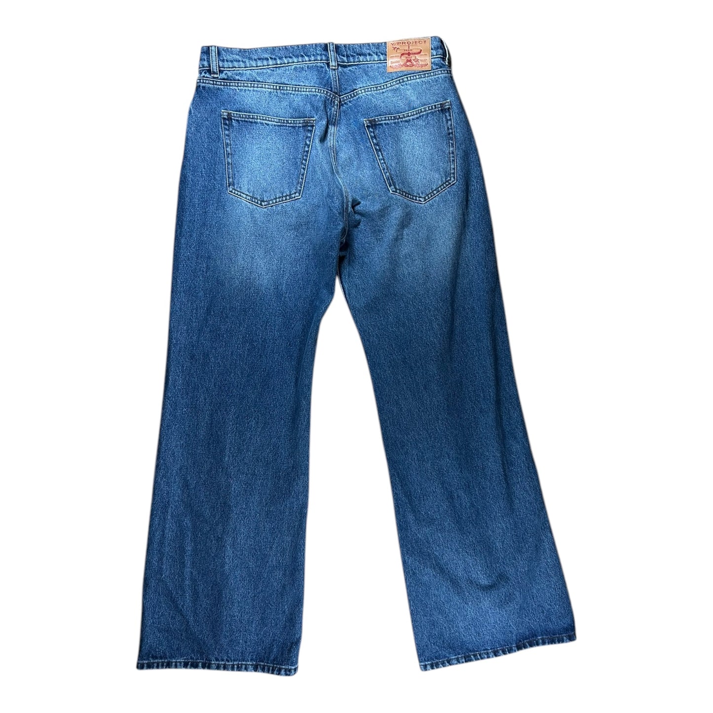 Y/PROJECT flared classic wire jeans