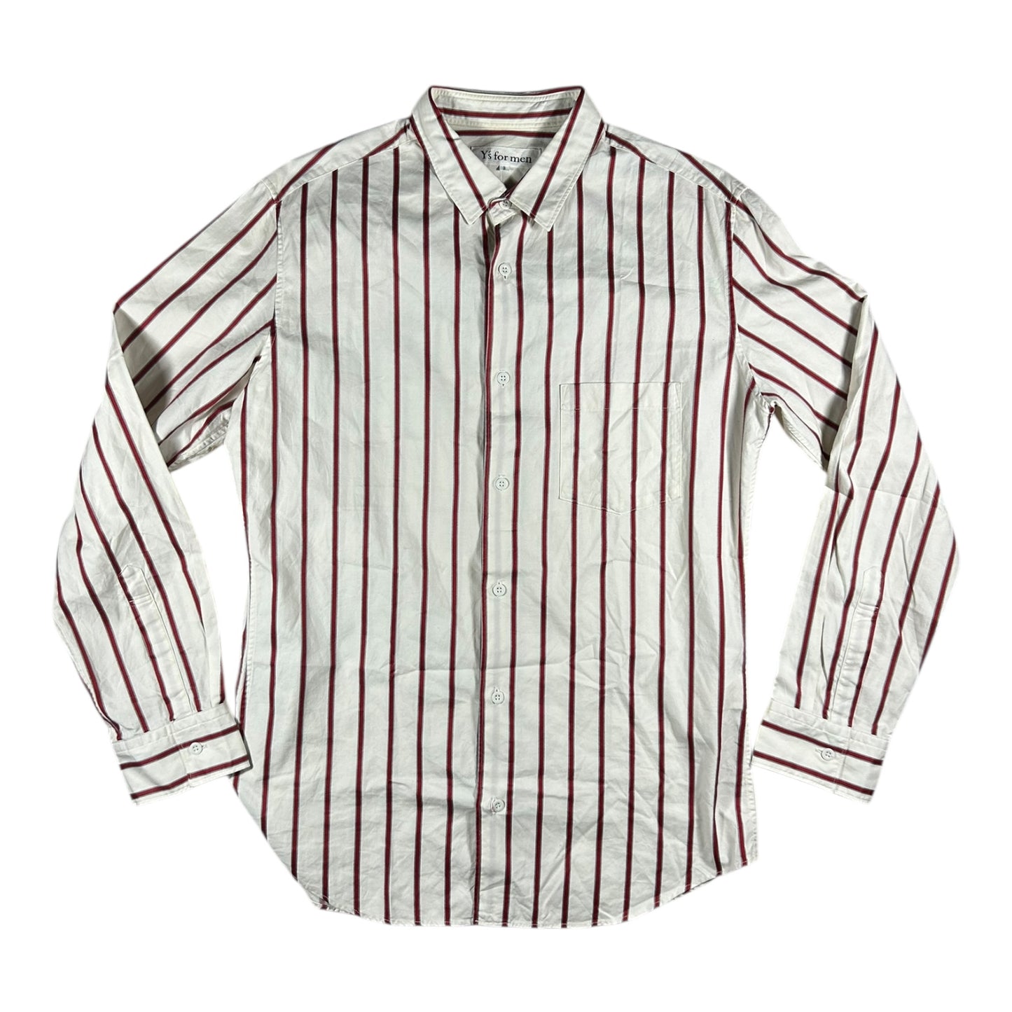 Yohji Yamamoto Y’s for men pinstriped shirt