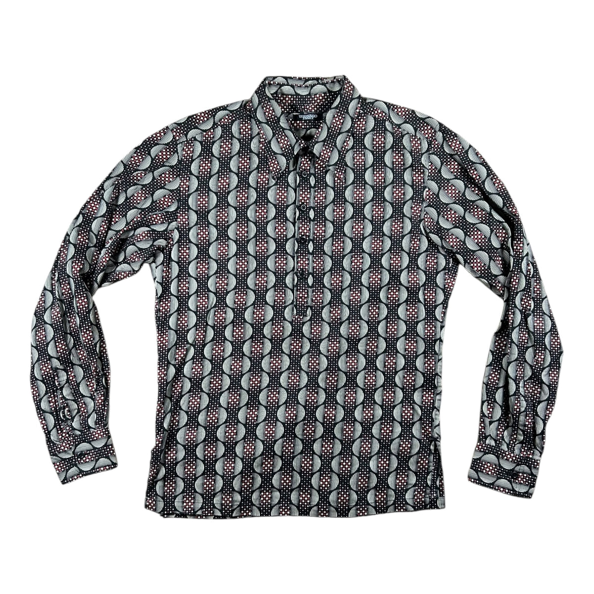 Tornado mart half button up shirt