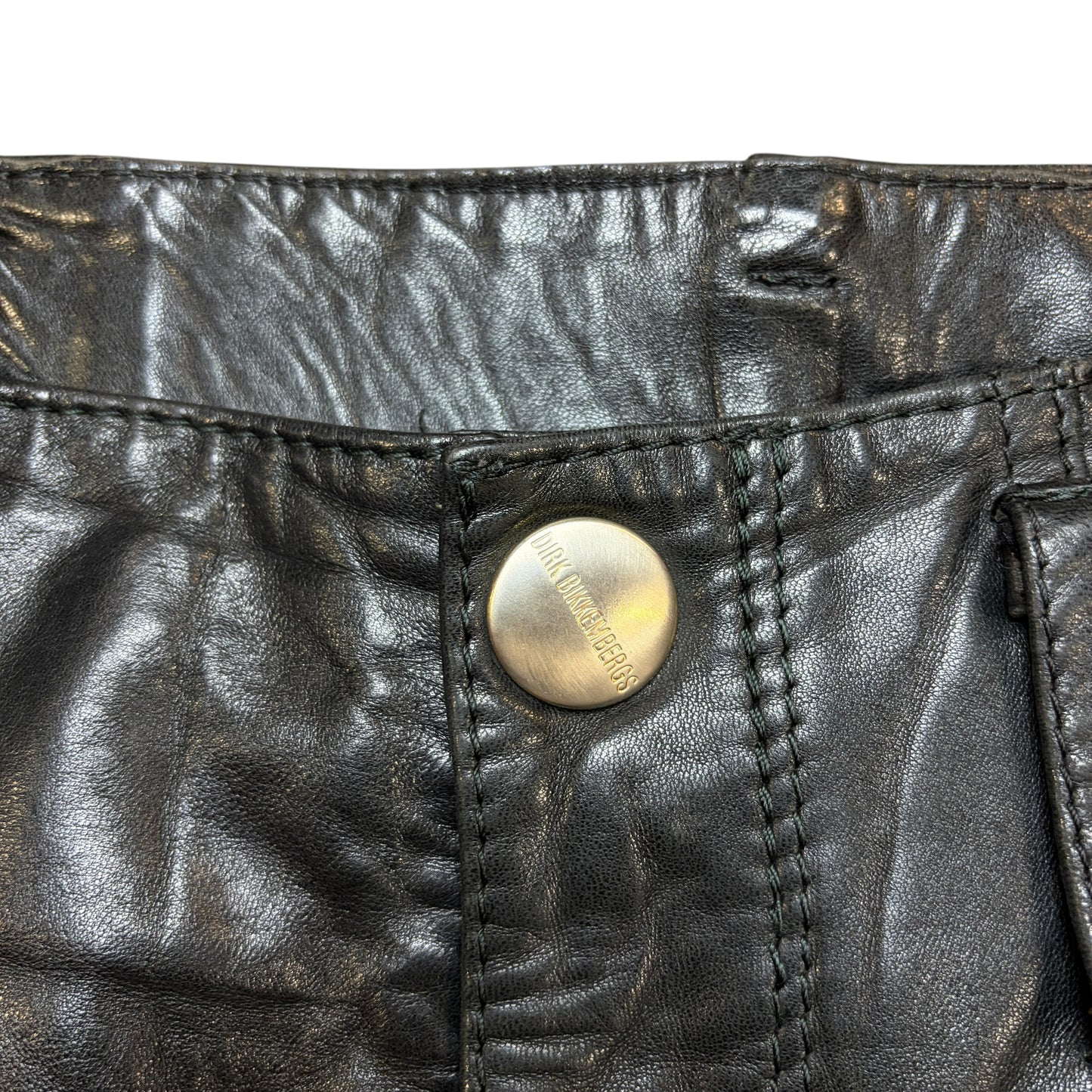 Dirk bikkembergs Homme leather trousers