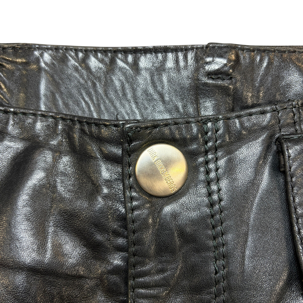Dirk bikkembergs Homme leather trousers